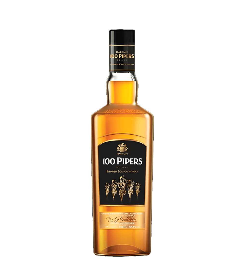 100 Pipers Blended Scotch Whisky 1Ltr