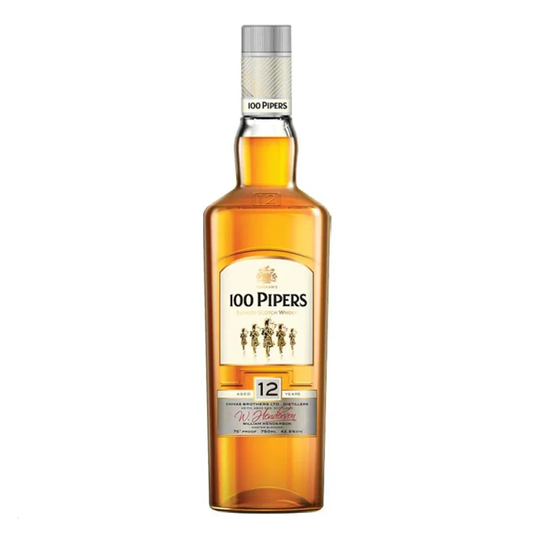 100 Pipers 12Yrs Blended Scotch 1L