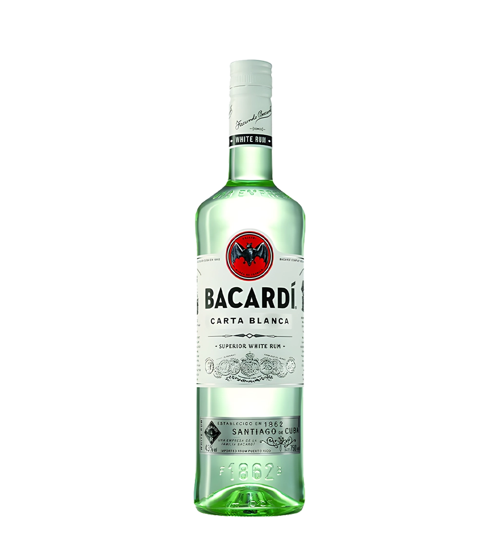 Bacardi Blanca White Rum 750ml