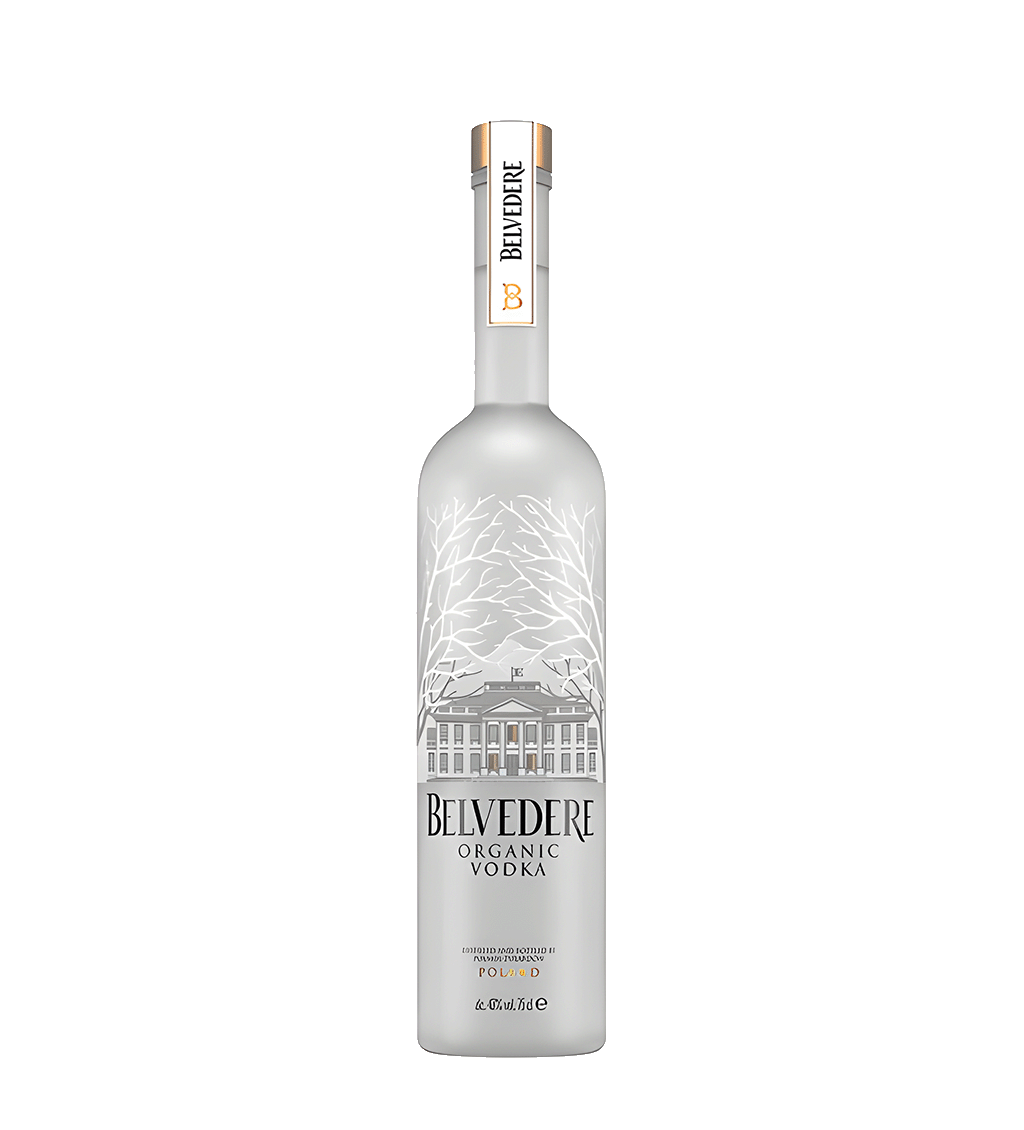 Belvedere Organic Vodka 1L certified organic Polish vodka