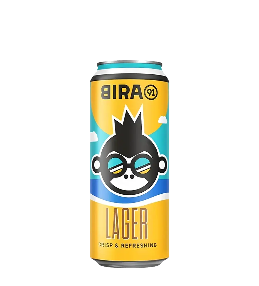 Bira 91 Lager Beer Can 500ml