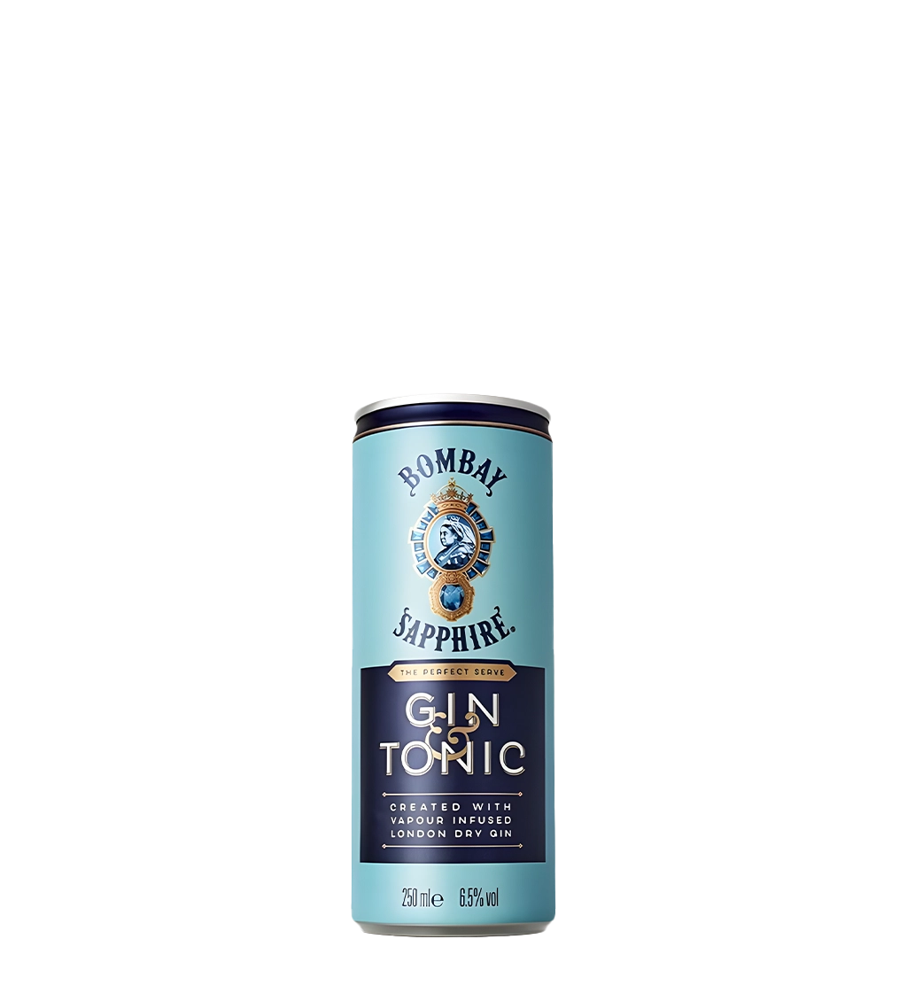 Bombay Saphire Gin RTD 25cl Can