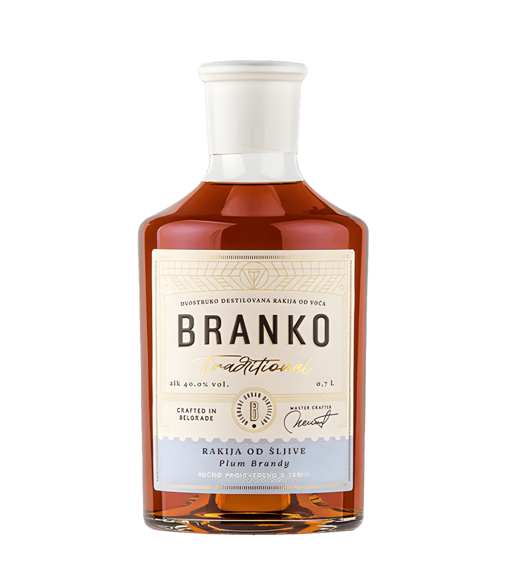 Branko Traditional Plum Brandy 700ml
