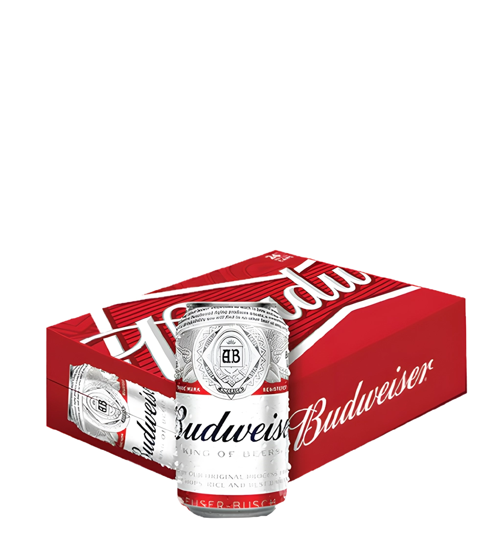 Budweiser Beer Can 355ml Case 24pc