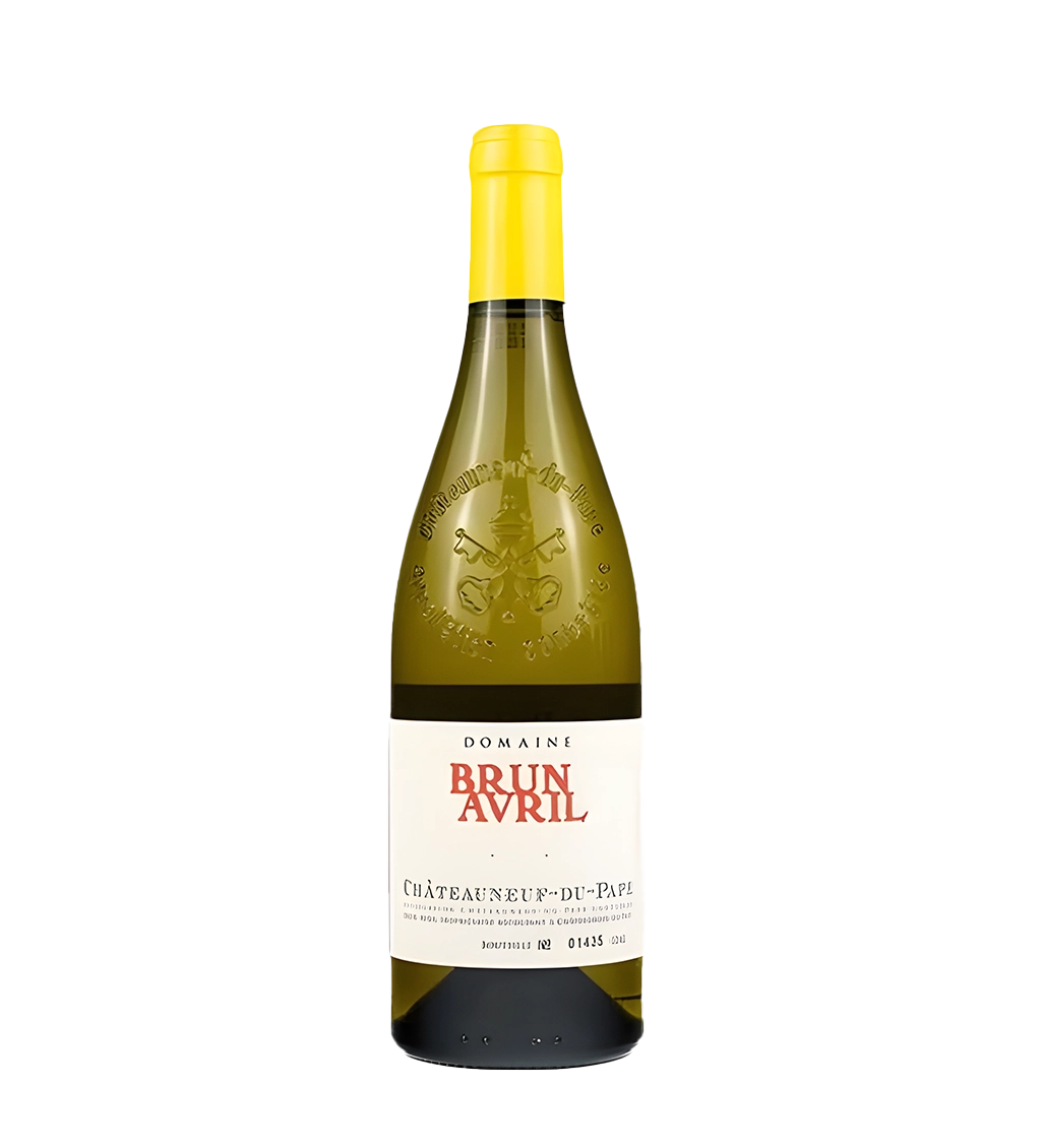 Chat-Du-Pape Blanc Brun Avril 75CL