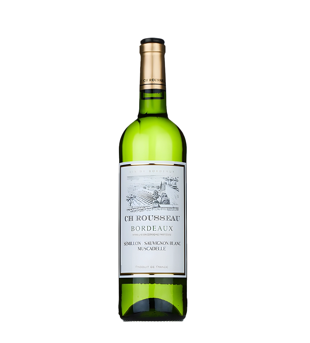Chateau Rousseau Bdx Wht 75 CL