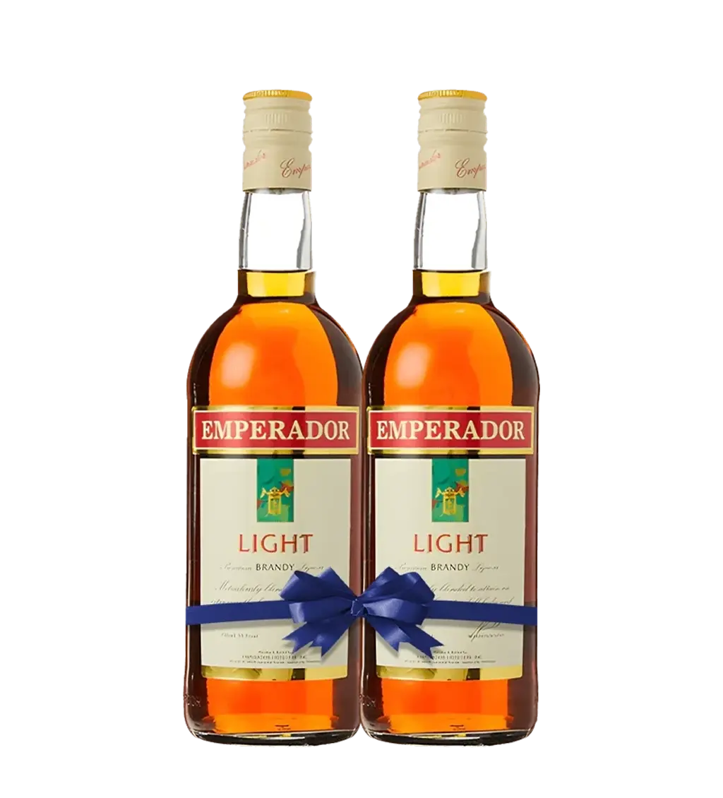 Emperador Light Brandy 1L Pack of 2