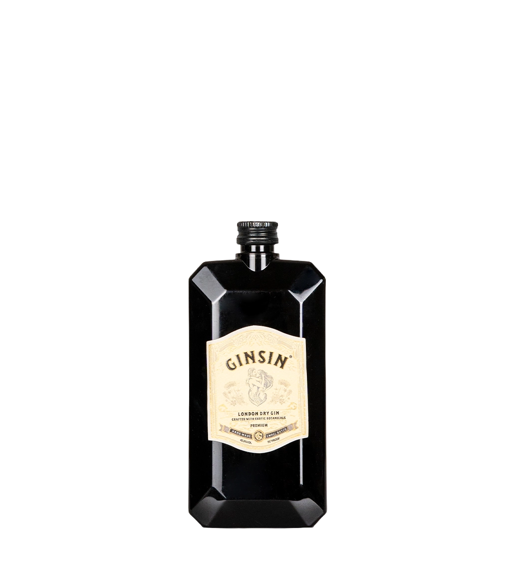 Ginsin London Dry Gin with Glass 180ml