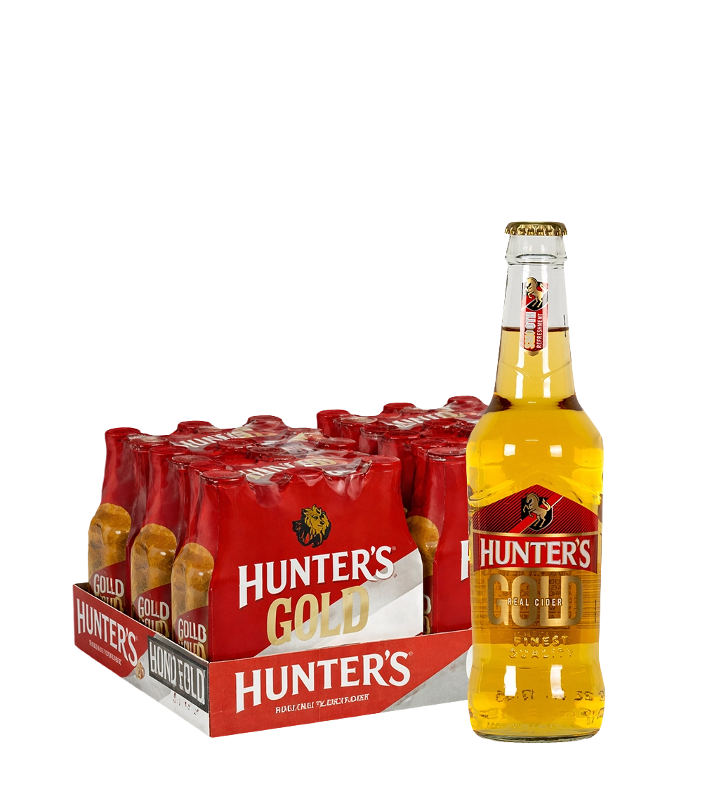 Hunters Gold Bottle 330ml