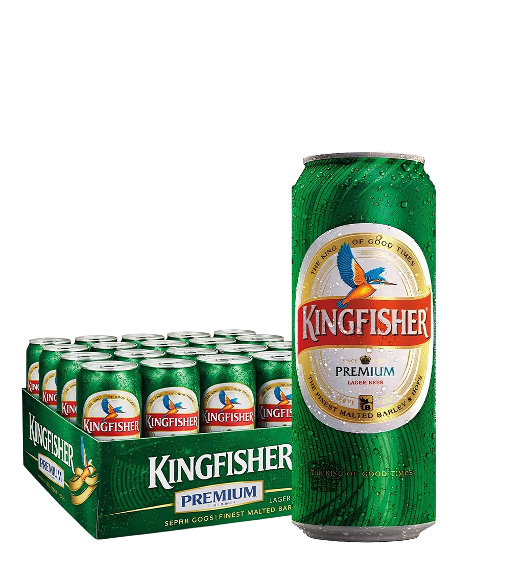 Kingfisher Lager Beer Can 500ml
