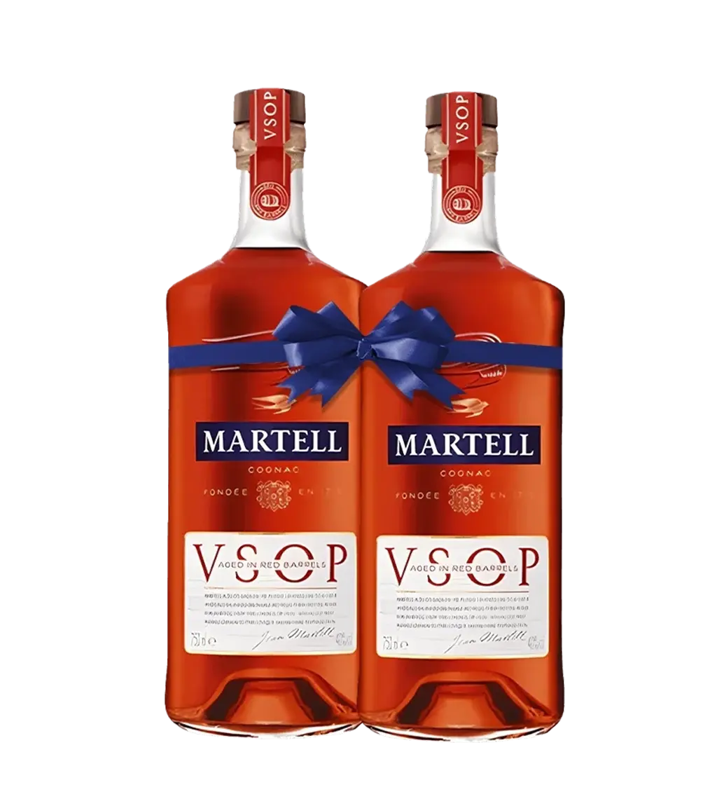 Martell VSOP Cognac 1L Pack of 2