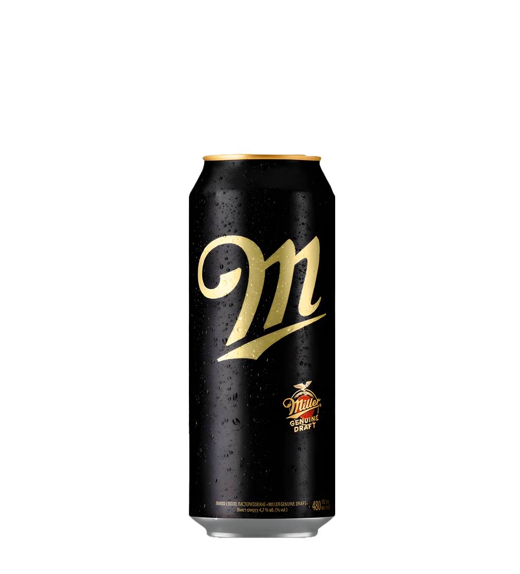 Miller Genuine Draft Beer 50CL Can