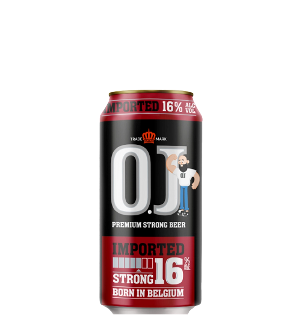 OJ Strong Beer 16% 500ml Can
