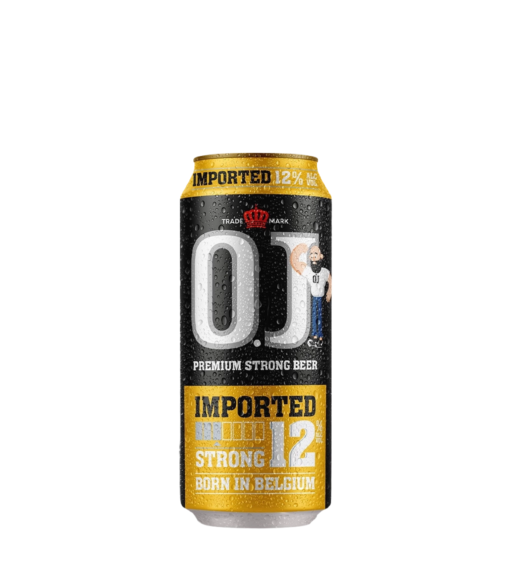 OJ Strong Beer 12% 500ml Can