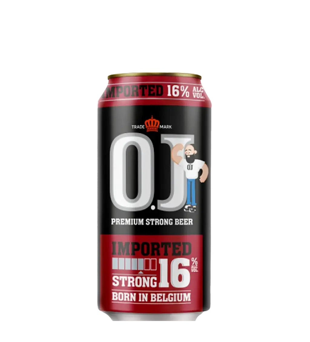 OJ Strong Beer 16% 500ml Can