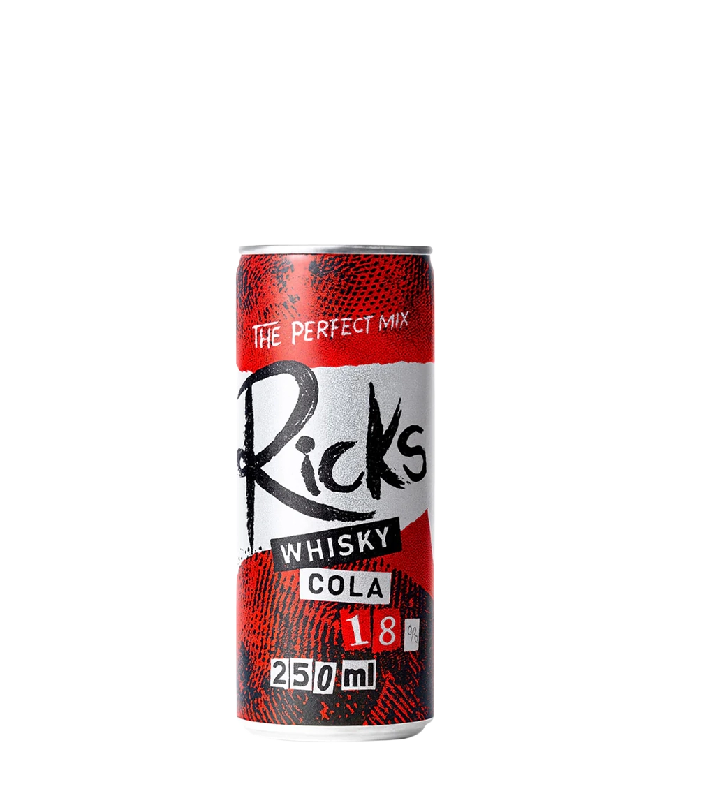 Ricks Whisky Cola 25% 250ml