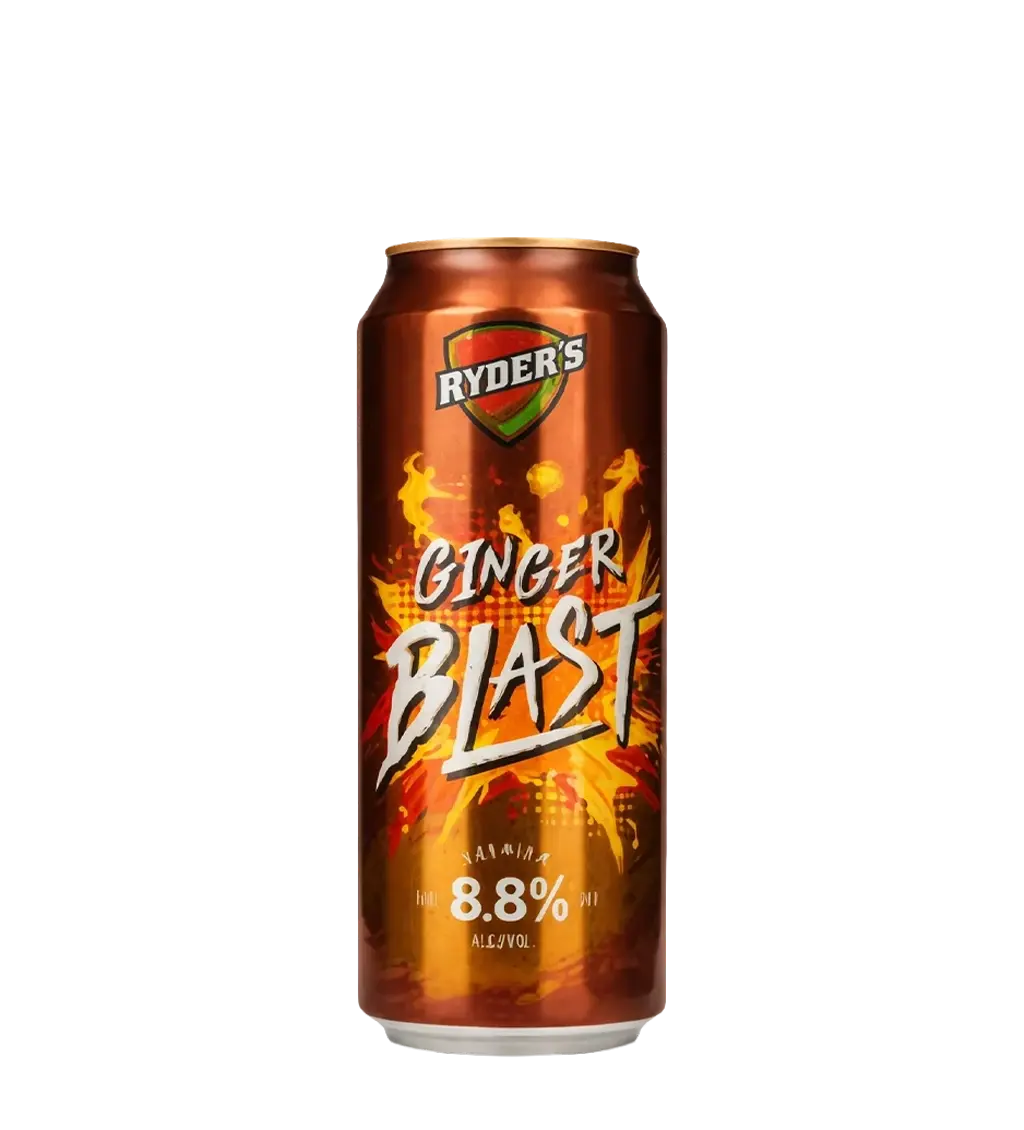 Ryders Ginger Blast Beer Can 500ml