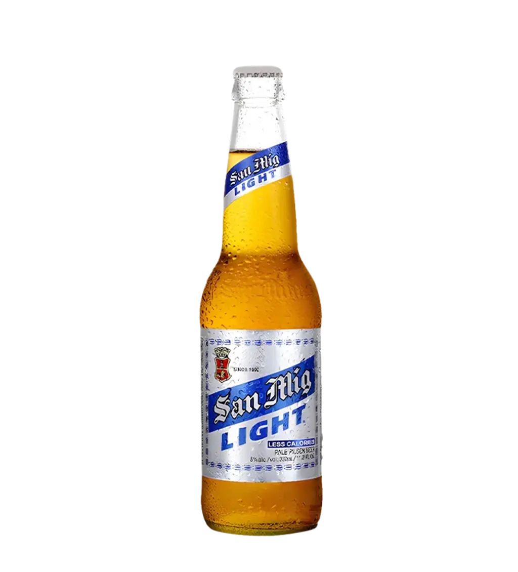 San Miguel Light Beer Bottle 330ml