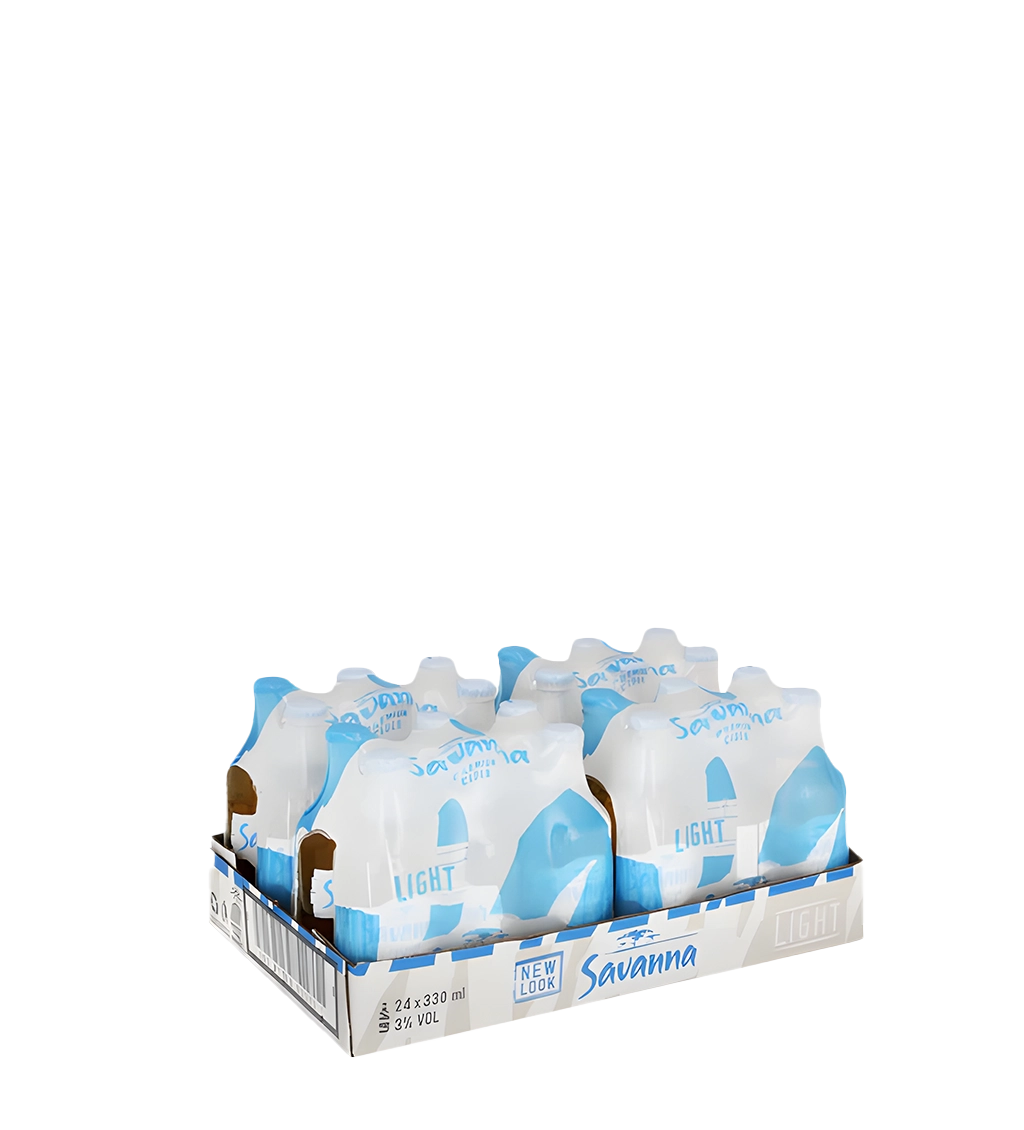 Savanna Light Cider 330ml Bottle Case 24pc