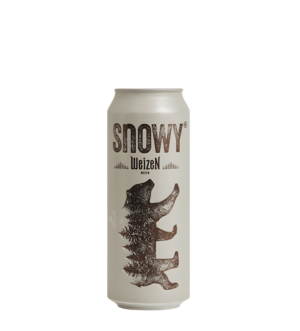 Snowy Weizen Beer 490ml Can