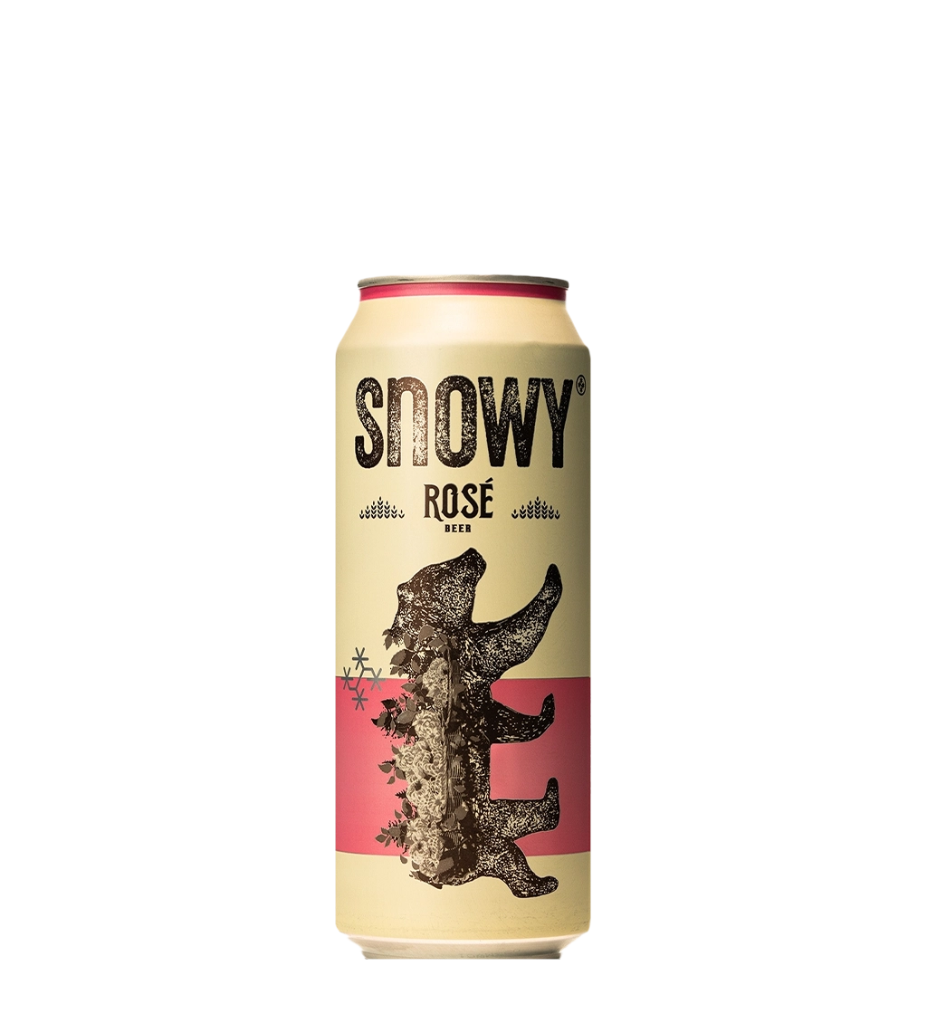 Snowy Weizen Rose Beer 490ml Can