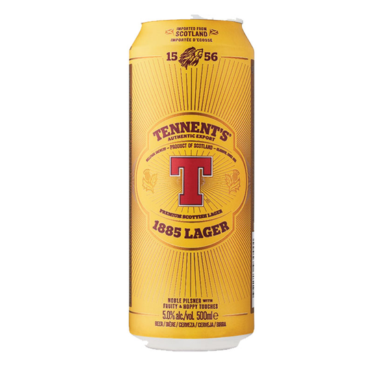 Tennents Lager Beer Can 500ml
