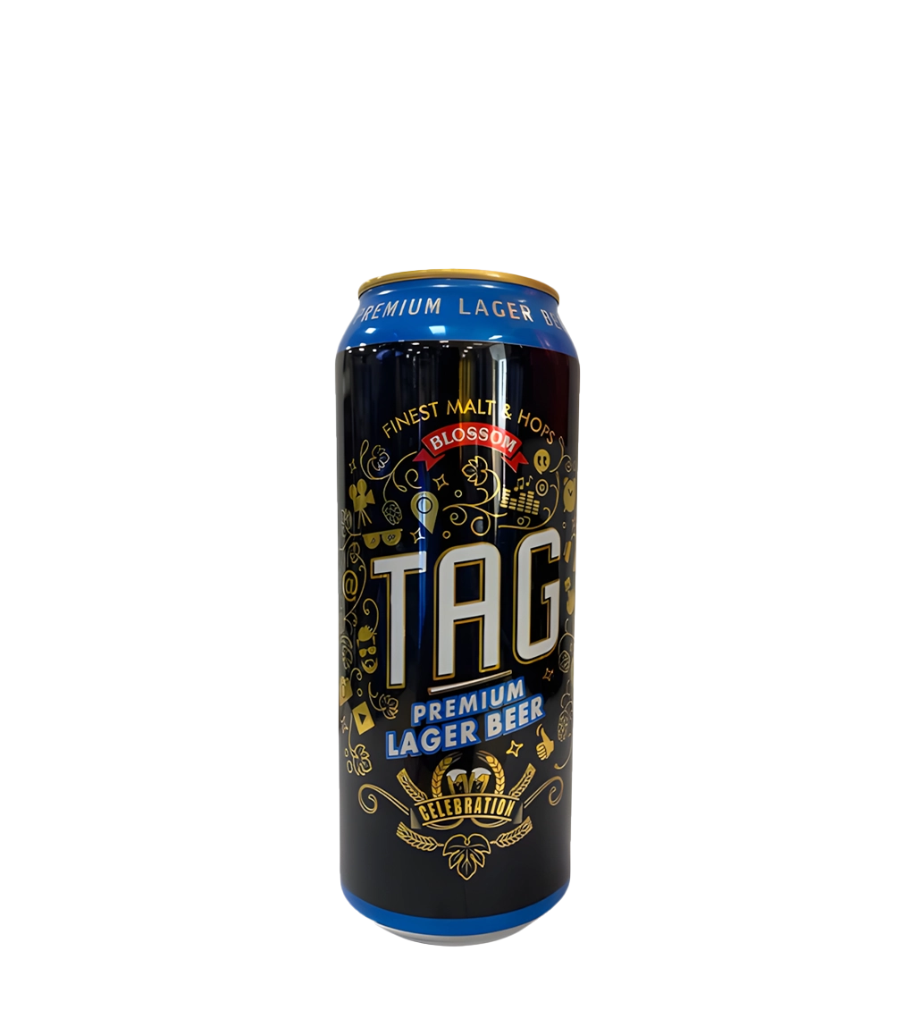 Tag Premium Lager Beer 50 CL Can