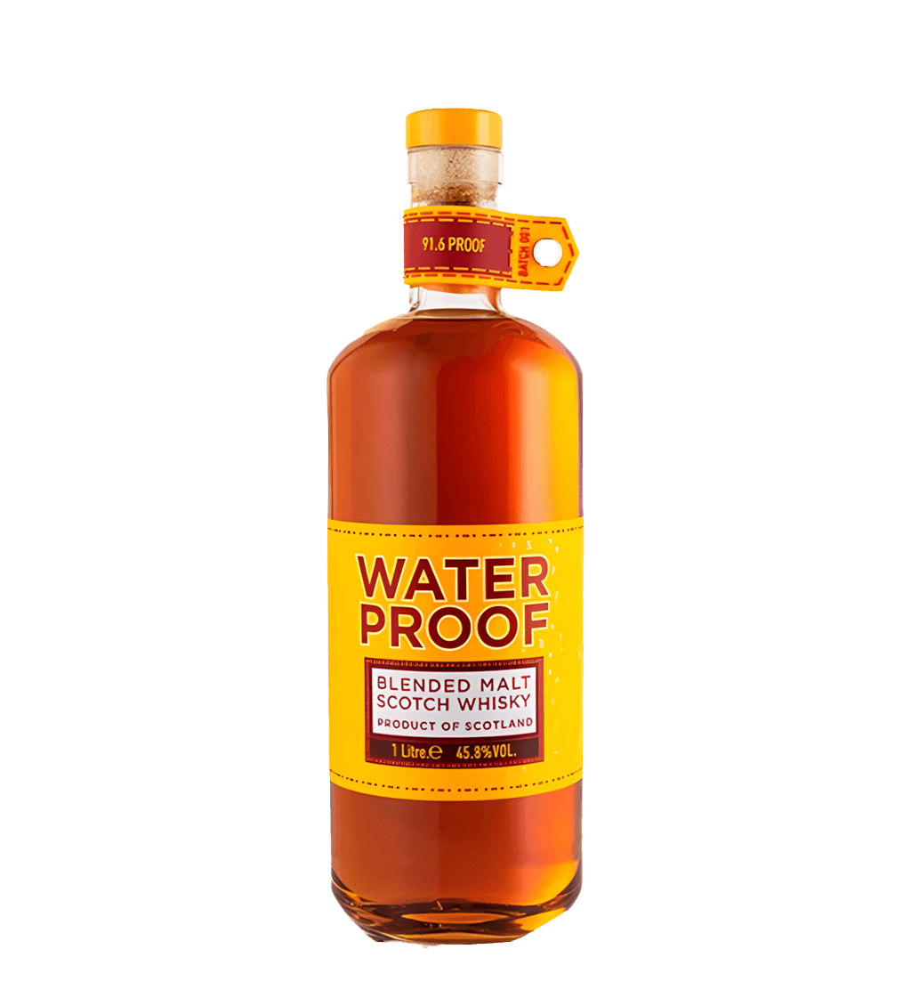WATERPROOF BLENDED MALT SCOTCH 1LTR