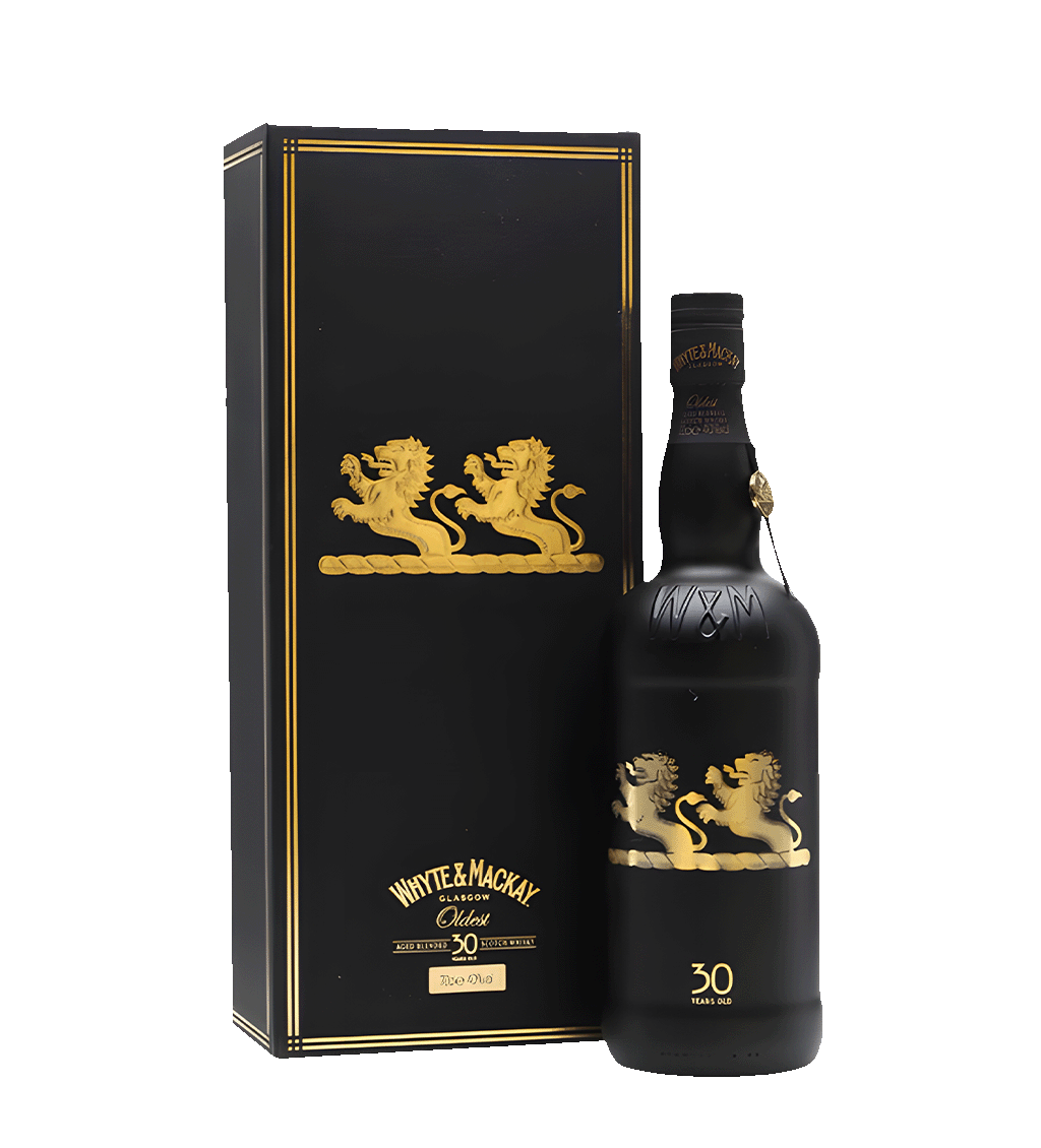【希少•古酒】WHYTE & MACKAY 30 Years Old Blend Whyte and Mackay 30 Years Blended Scotch 700ml - Buy online at