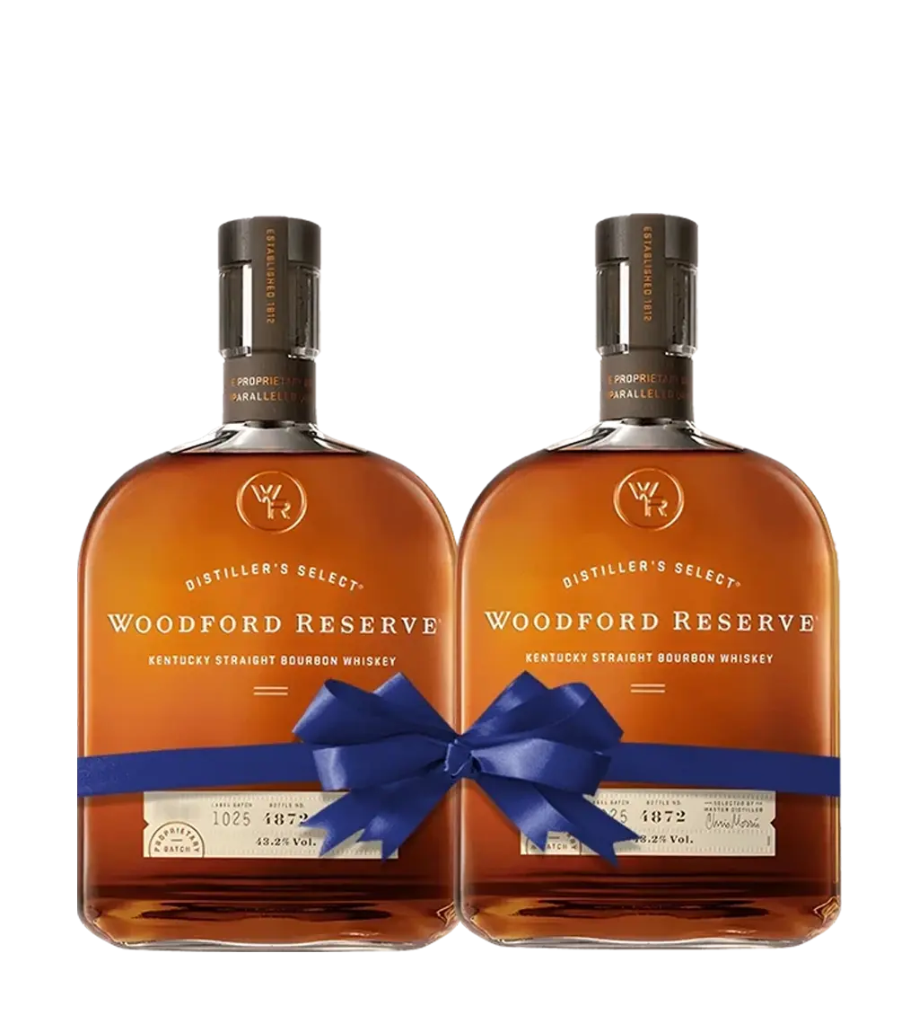 Woodford Reserve Bourbon 1L Pack of 2