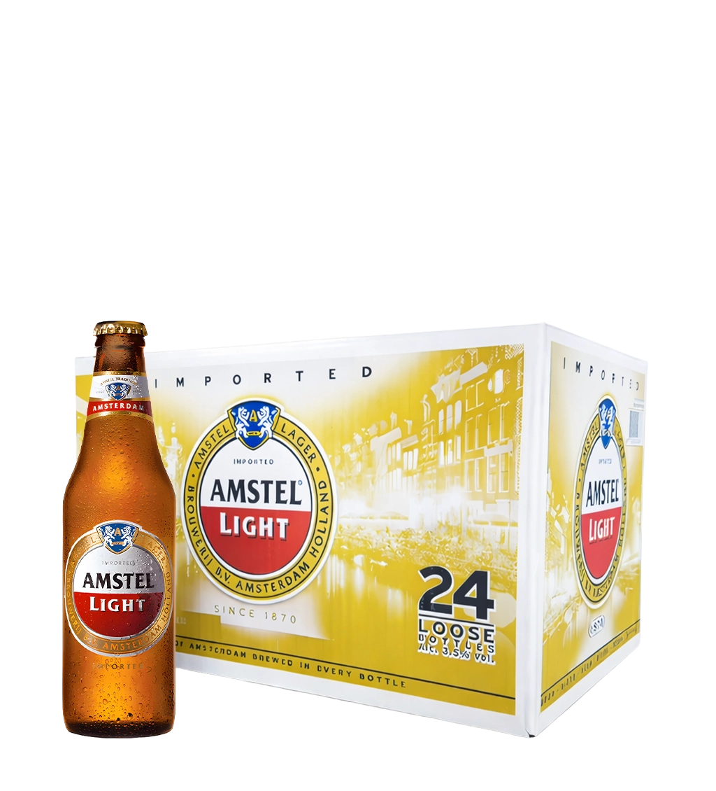 Amstel Light Beer Bottle 355ml