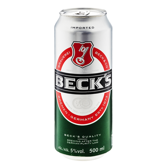 Becks Beer Can 500ml