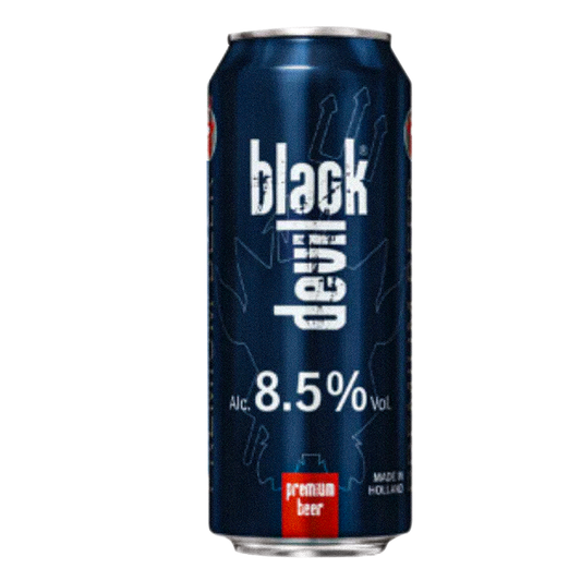Black Devil Beer Can 500ml