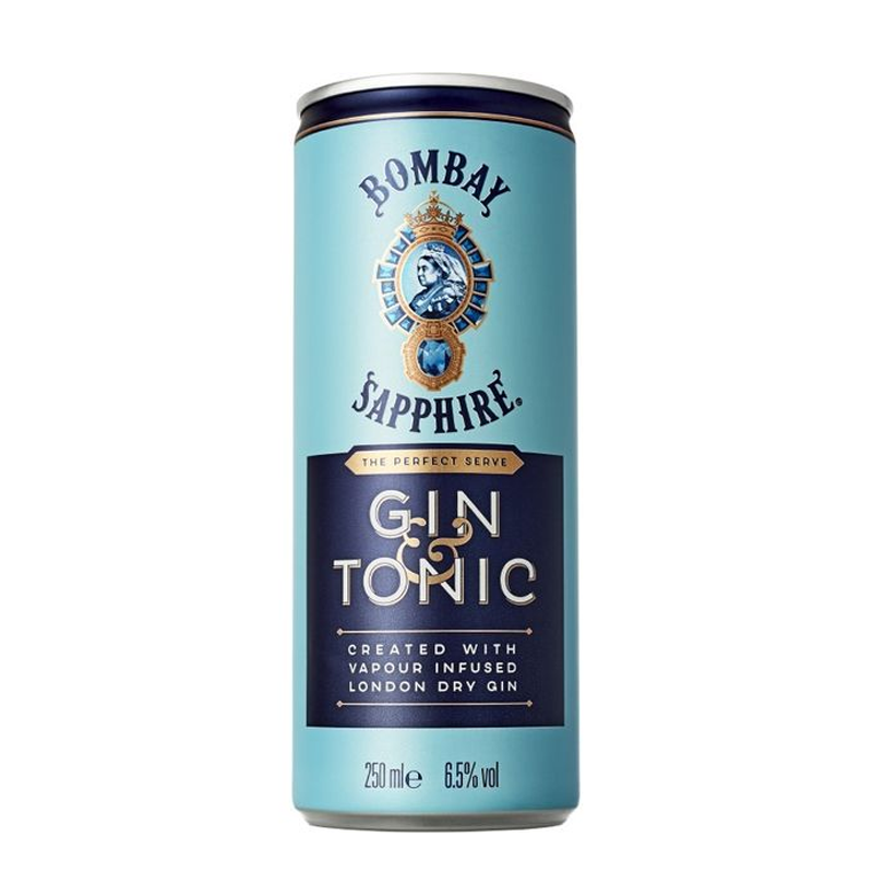 Bombay Saphire Gin RTD 25cl Can