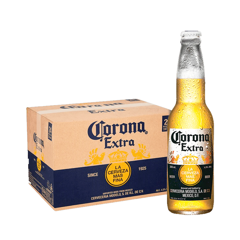 Corona Beer 355ml Bottle - CASE (24PC)