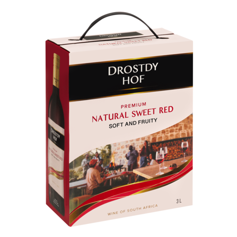 Drostdy Hof Nat Sweet Red 3Ltr