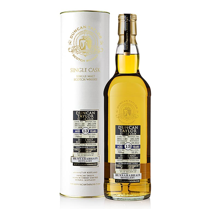 DUNCAN TAYLOR BUNNAHABHAIN 13YRS 700ml