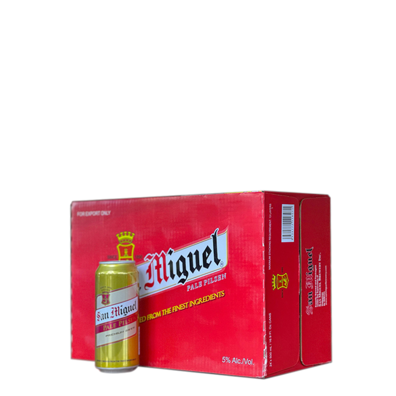 San Miguel Pilsner 50CL Can - CASE (24PC)