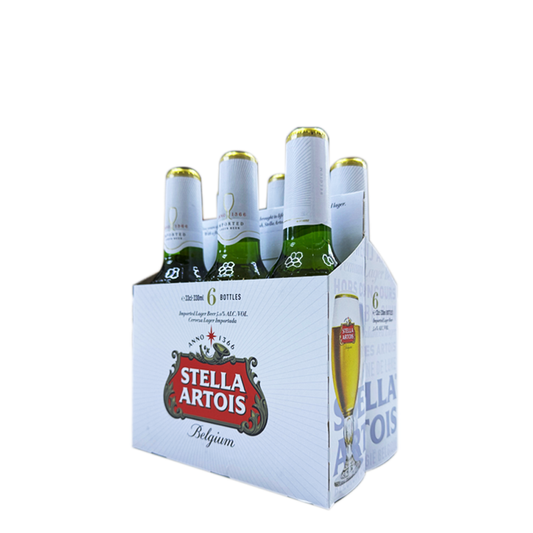 Stella Artois Beer Bottle 330ml - 6 Pack