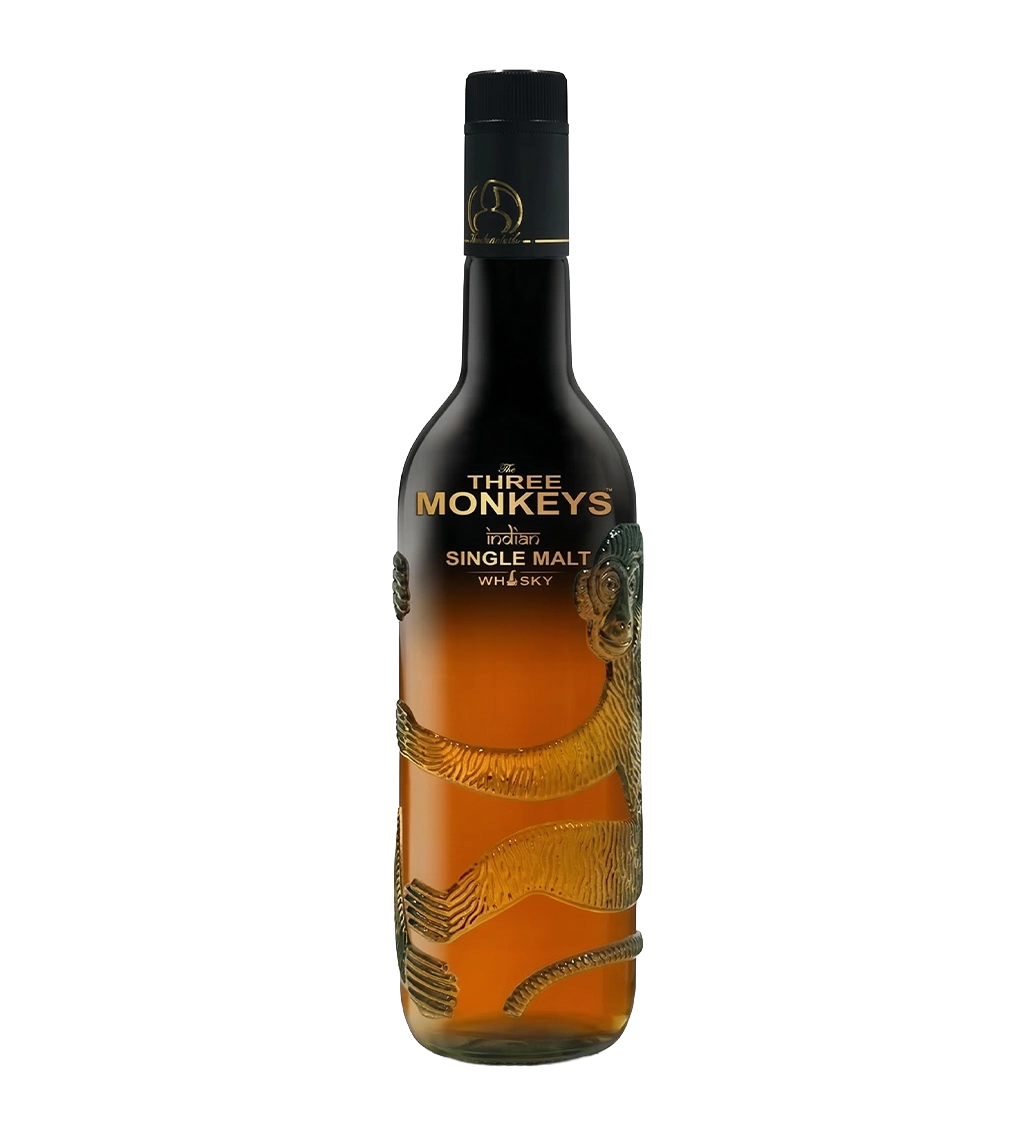 The Three Monkeys Indian Single Malt 750ml
