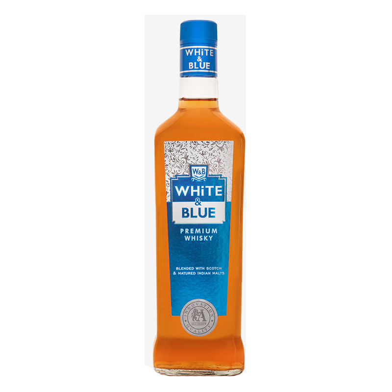 White & Blue Reserve Whisky W/Mono 750ml