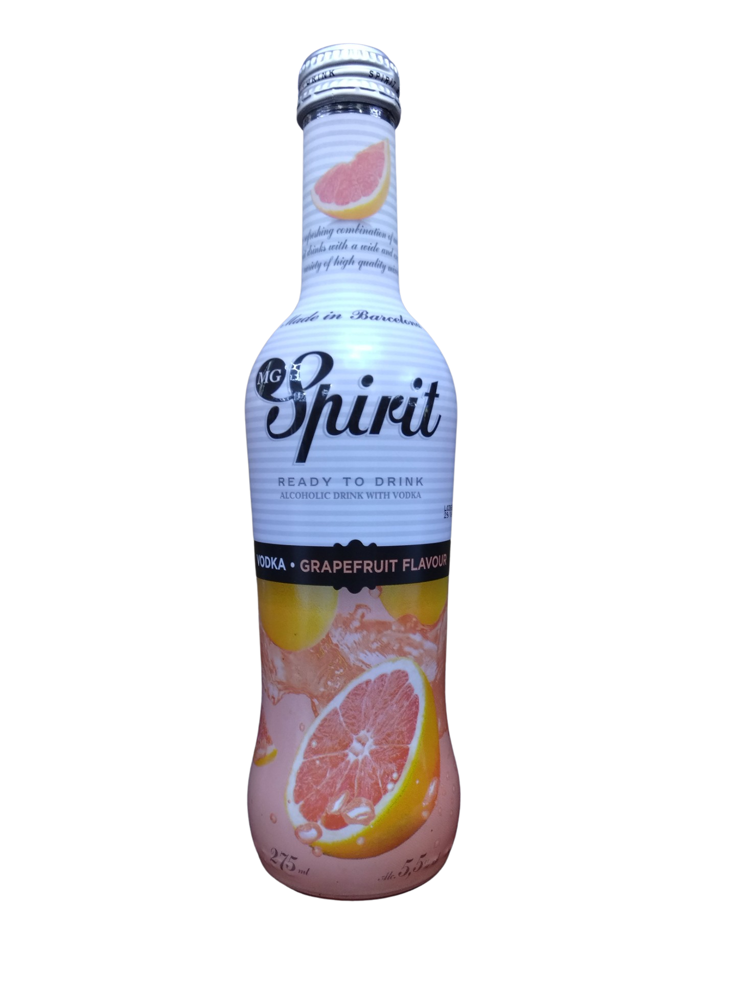 Vodka Grapefruit MG Spirit 5.5% 275ml