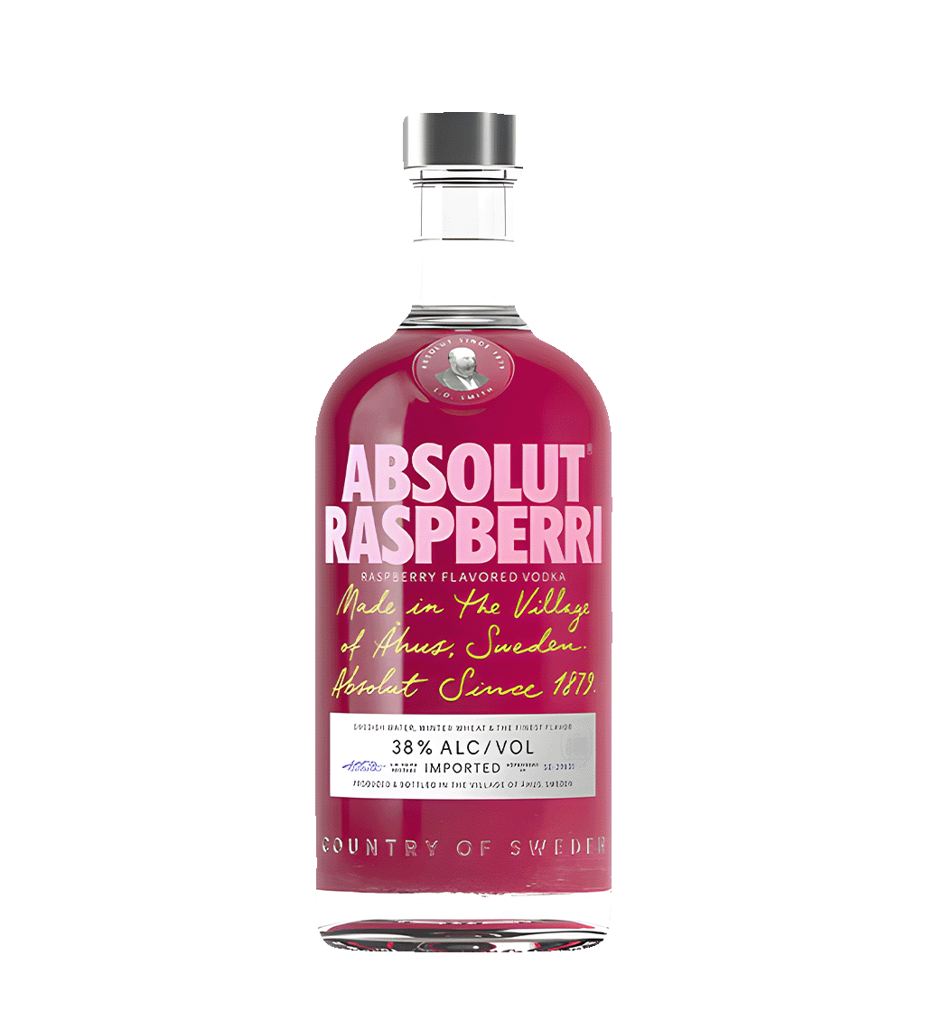 Absolut Vodka Raspberry 75cl bottle raspberry flavored vodka