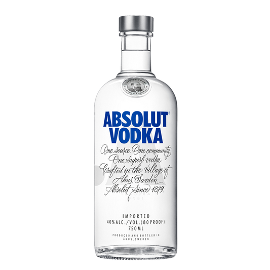 Absolut Plain Blue 1L