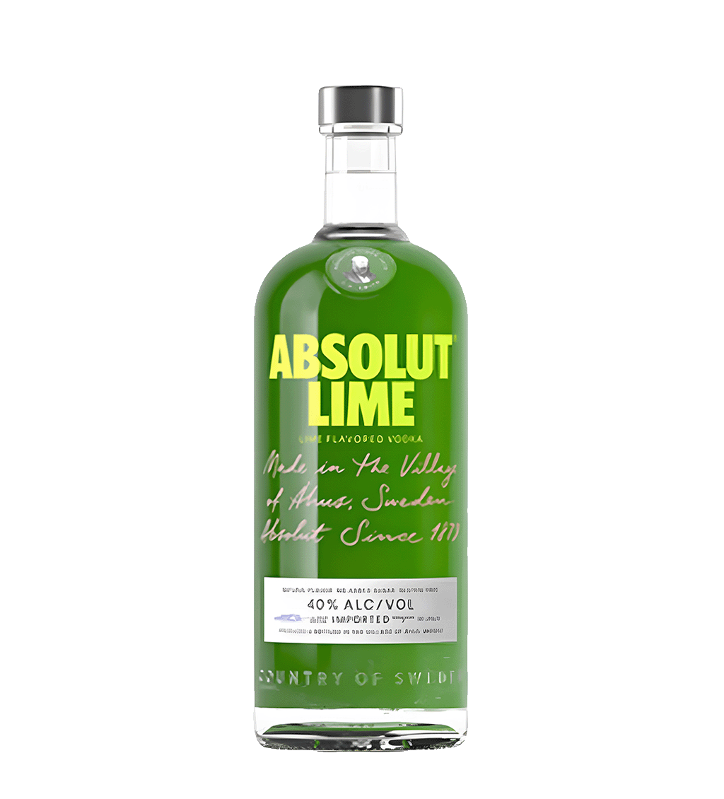 Absolut Vodka Lime 1L bottle lime flavored vodka
