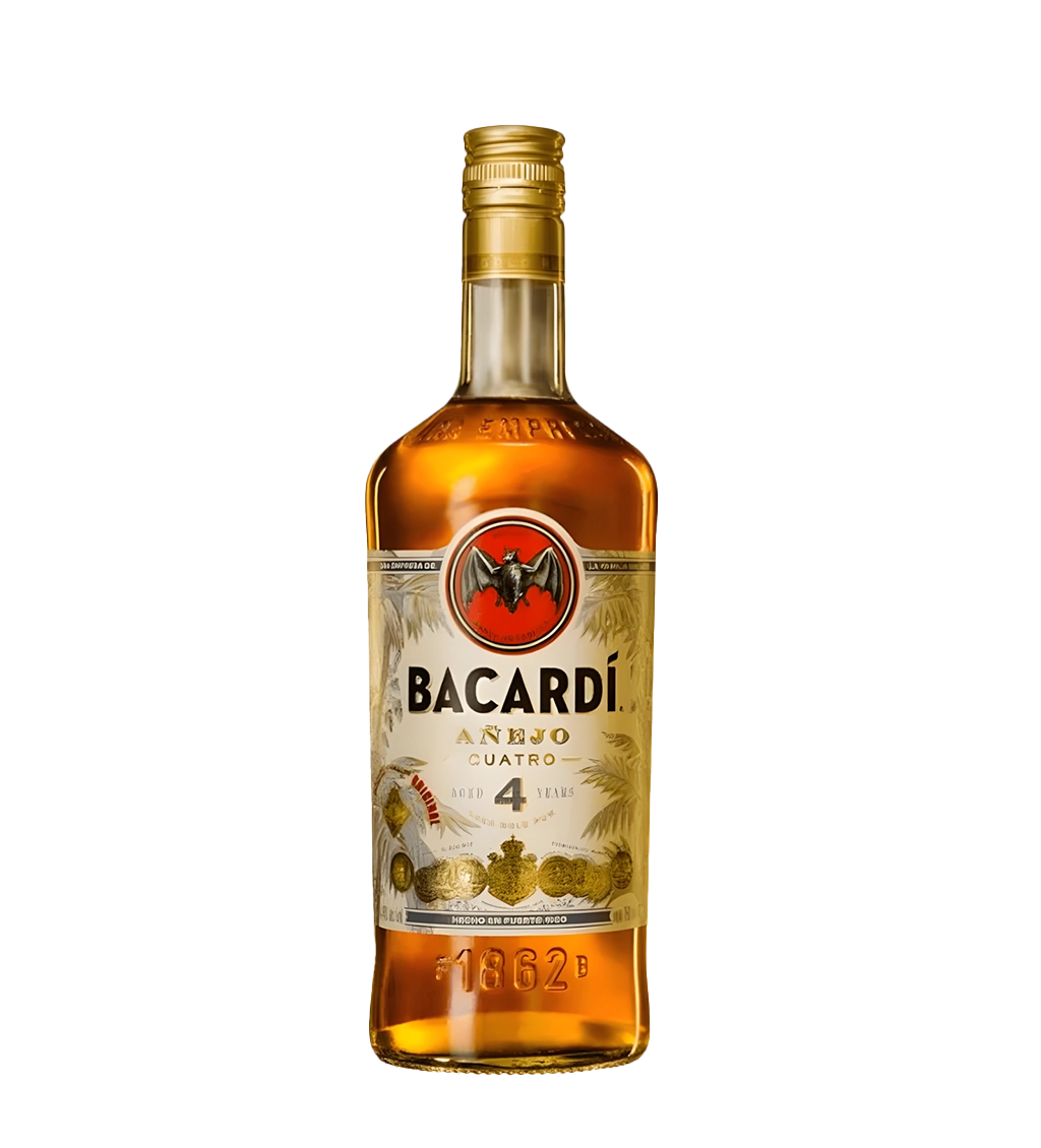 Bacardi Anejo Cuatro Rum 1L