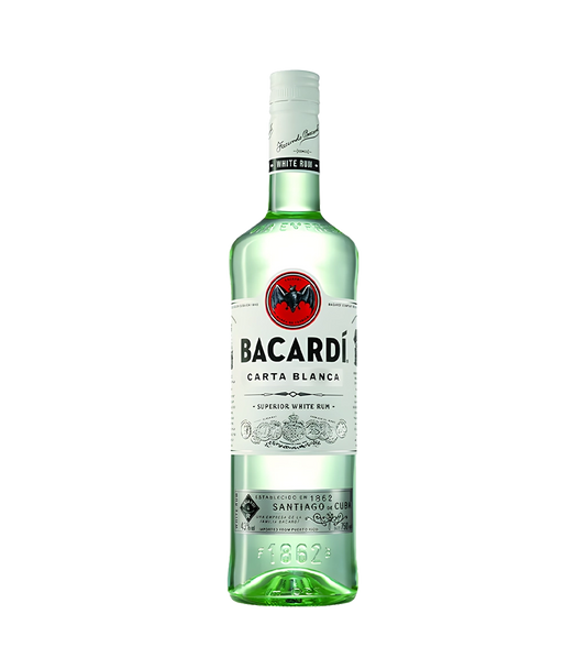 BACARDI BLANCA WHITE RUM 75CL