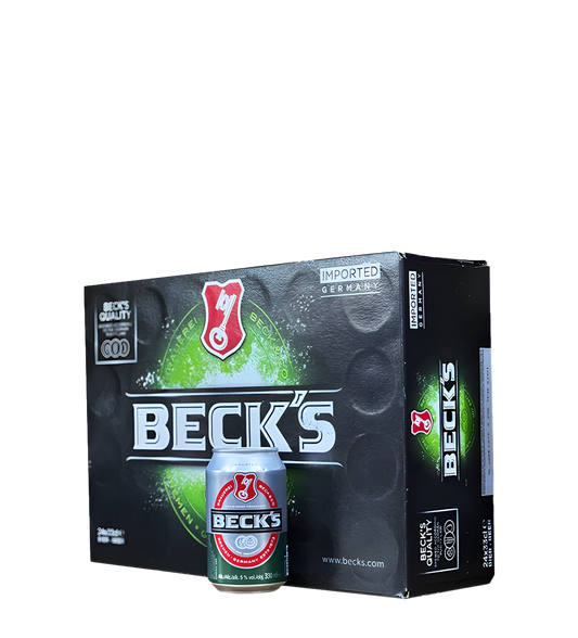 Becks Beer Can 33CL - CASE (24PC)