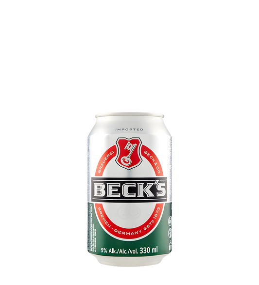 Becks Beer Can 33CL