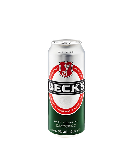 Becks Beer Can 500ml